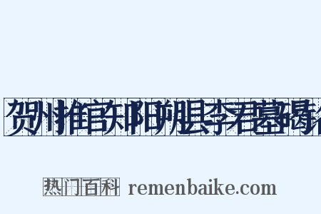 贺州推官知阳朔县李君墓碣铭是什么意思的图片